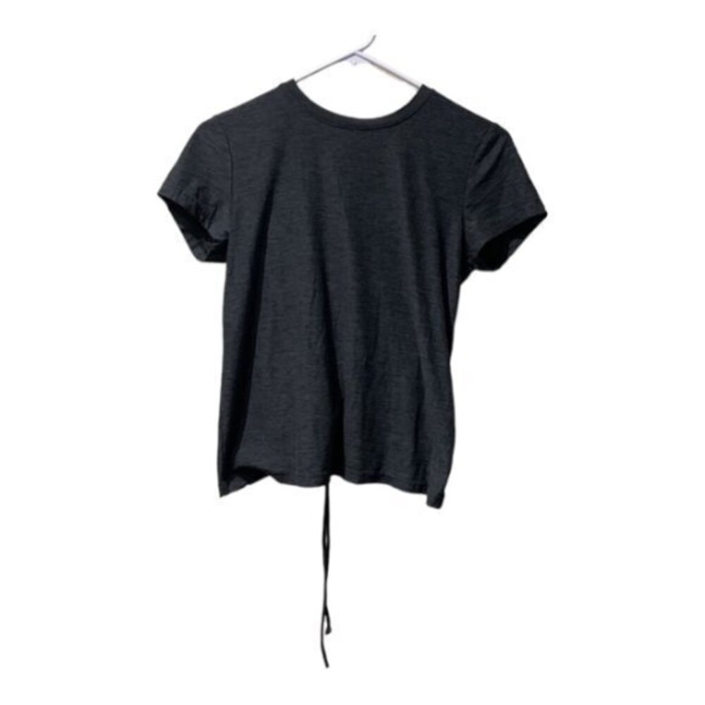 Women's Ebb & Flow Blue Blouse Short Sleeve Size Small GUC #0207